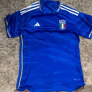 adidas Blue Italy Soccer Jersey